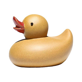 Duck Statue Small Duck Figurine Tea Trays Accessories Animal Sculpture  Clay Tea Pet for Farmhouse Yard Housewarming Dorm Living Room