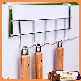 Mua Thanh Treo Inox 5 Móc Gắn Cửa Ht533 Chống Gỉ Sét  Vĩnh Viễn Không Bị Ăn Mòn Tiện Sử Dụng Để Tiện Treo Quần Áo  Móc Khăn  Treo Đồ - Hàng Loại 1