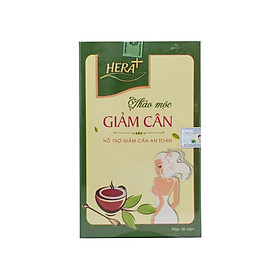 Trà Thảo mộc Hỗ Trợ Giảm cân Hera Plus (30 viên)