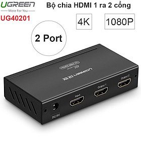 Bộ chia HDMI 1 ra 2 chuẩn 1.4 Ugreen 40201 - Hàng chính hãng
