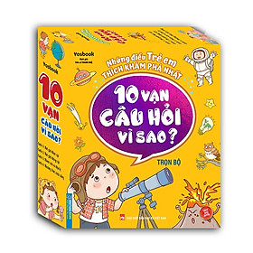 Sách - Combo Hộp Những điều trẻ em thích khám phá nhất - 10 vạn câu hỏi vì sao ? trọn bộ 4 cuốn - MT