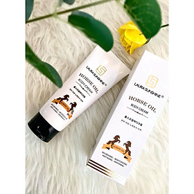 Kem Dưỡng Thể Ban Đêm Dầu Ngựa 200g Horse Oil Body Cream Laura Sunshine Nhật Kim Anh