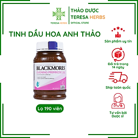 Hình ảnh Viên Tinh Dầu Hoa Anh Thảo Hỗ Trợ Đẹp Da, Cân Bằng Nội Tiết Tố Blackmores Evening Primrose Oil Lọ 190 Viên