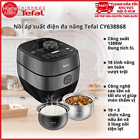 Mua Nồi áp suất điện đa năng 5L cao tần Tefal CY638868  bảo hành 2 năm  hàng chính hãng