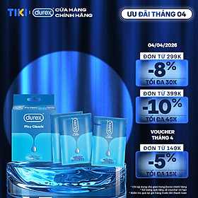 Gel bôi trơn Durex play classic Hộp 3 gói x 5ml