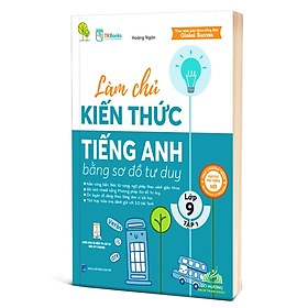 Sách - Làm Chủ Kiến Thức Tiếng Anh Bằng Sơ Đồ Tư Duy – Lớp 9 Tập 1