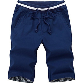 Summer cotton casual five-point pants men's beach pants shorts
