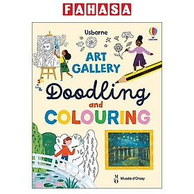 Sách ngoại văn: Art Gallery Doodling And Colouring