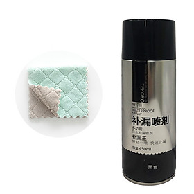 Mua Xịt Chống Thấm chống dột  Tường Nhà  Chống Thấm Nước Bể Cá  Mái Nhà  Mái Tôn đa năng TEKORO 450ML - Tặng khăn lau đa năng 2 mặt siêu thấm