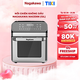 Mua Nồi chiên không dầu Nagakawa NAG3306 (12 Lít) - Hàng chính hãng