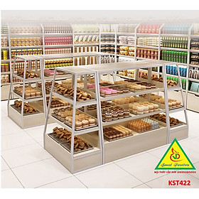 Mua Kệ gỗ trưng bày rau củ quả  kệ trưng bày sản phẩm  hàng hóa KST422 - NỘI THẤT LẮP RÁP VIENDONGADV