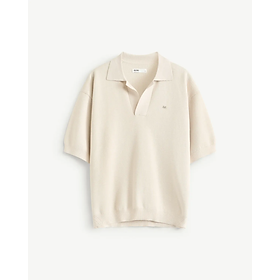 Áo polo dệt kim nam thêu ngực Form Loose - RT 10F25KNI001 | ROUTINE CÀ MAU