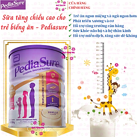 Sữa tăng chiều cao cho trẻ biếng ăn từ 1-10 tuổi Úc Pediasure Vanilla giúp phát triển cân đối chiều cao, cân nặng, trí não - QuaTangMe Extaste