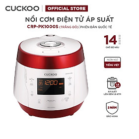 Nồi cơm điện áp suất Cuckoo CRP-PK1000S 1,8 lít nhiều màu - Hàng chính hãng