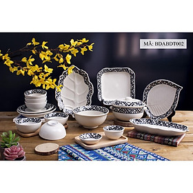 Mua Bộ bát đĩa Băng Đào Tràm gốm sứ Bát Tràng