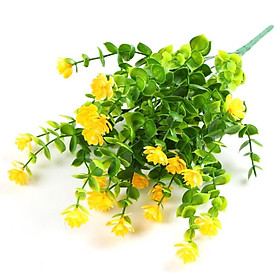 Mua Cành bạch đàn giả có hoa dài 32cm Bông giả decor trang trí chụp ảnh để bàn phòng khách H14