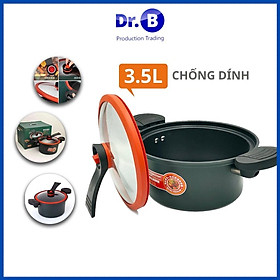 Mua Nồi Áp Suất Đa Năng Tráng Tefon Chống Dính 3.5L Phong Cách Hàn Quốc Dùng Cho Mọi Bếp