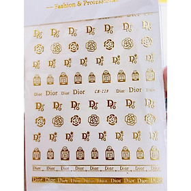 Stick hoa lá mùa xuân siêu dễ thương dành cho Nail 9k / tấm