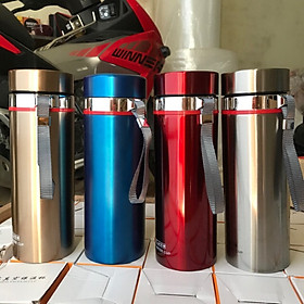Bình Giữ Nhiệt Chất LiệuI INOX xịn 2 Lớp Cao Cấp 1000ml