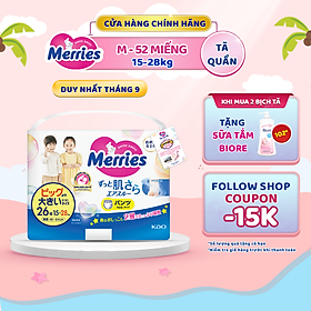 Tã/bỉm quần Merries size XXL - 26 miếng (dành cho bé từ 15 - 28kg)