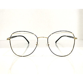 Kính gọng kim loại thời trang Hàn Quốc cắt theo độ cận VD00001-vvđ