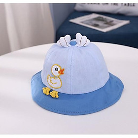 Mũ vành tròn Vịt xinh cute siêu đẹp siêu mềm cho bé trai bé gái từ 0-3 tuổi