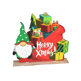 Christmas Wooden Tabletop Decoration Christmas Centerpiece Table Decorations