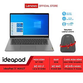 Mua Laptop Lenovo IdeaPad 3 82RJ000HVN i3-1215U| 8GB| 512GB| Intel UHD Graphics| Win 11 - Hàng chính hãng