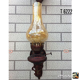 Đèn tường dầu,  đèn thờ,  đèn chùa màu đồng cổ 62220