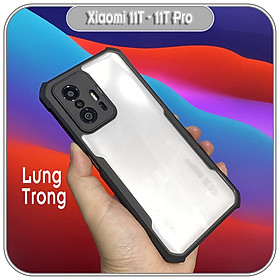 Ốp lưng cho Xiaomi 11T - 11T Pro chống sốc trong viền nhựa dẻo XunDD - Hàng nhập khẩu