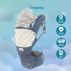 Hình ảnh Địu ngồi cao cấp siêu mềm 4 tư thế Comfybaby HC003