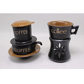 Mua Combo Phin Cafe + Bếp đun màu đỏ MNV-CF001/nâu