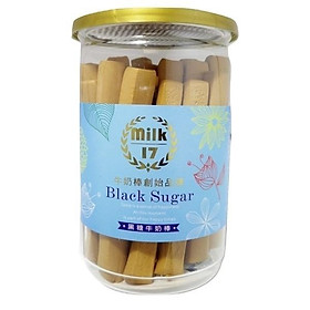 Thanh bánh sữa đường nâu Milk 17 Đài Loan 200g