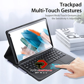 Bao da kèm bàn phím cho SamSung Galaxy Tab A8 2022 10.5 inch X200 X205 chính hãng Dux Ducis có bàn di chuột TrackPad - Hàng chính hãng