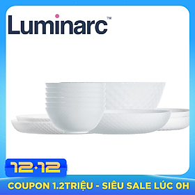 Bộ bàn ăn thuỷ tinh Luminarc Diwali Precious 12 món