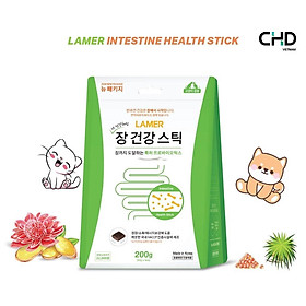 VIÊN ĂN VẶT MEN VI SINH HỖ TRỢ TIÊU HÓA CHO CHÓ MÈO LAMER INTESTINE HEALTH STICK 200g [ Bên trong gồm 4 túi nhỏ 50g ]