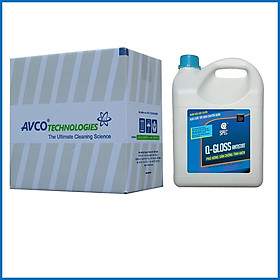 Mua Phủ Bóng Sàn Chống Tĩnh Điện gốc Acrylic AVCOChem - Q-GLOSS ANTISTAT -  Bóng Bền Đẹp - Thùng carton (4 x can 4 lít) - Hàng Chính Hãng