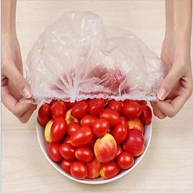 Mua Set 100 túi bọc thực phẩm có thun co giãn an toàn cho gia đình hang nhập khẩu SK8 Shalla