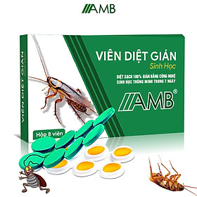 Thuốc diệt gián sinh học AMB, Viện Hàn lâm khoa học Việt Nam, diệt tận gốc tất cả các loại gián, hiệu quả, an toàn. - 1 hộp