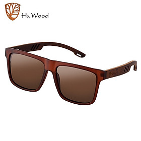 Kính mát Nam Nữ cao cấp Hu Wood GR8029 Gọng Gỗ - Chống tia UV400 - Hàng Chính Hãng