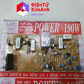 Mua Mạch công suất 4 sò 190w có rơ le Hảo Mi