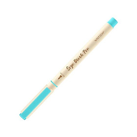 Bút Lông Brush Sign Pen 1 mm - Luyện Calligraphy - Thư Pháp - Writech W827 - Aqua