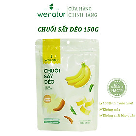 Chuối Sấy Dẻo Nguyên Trái Vị Ngọt Tự Nhiên We natur 150g