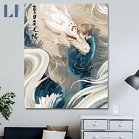 Mua Tranh sơn dầu số hoá có khung LIM Art - Tranh tô màu theo số hoạt hình  anime  manga