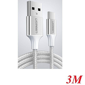 Mua Ugreen UG60409US288TK 3M Qc3.0 usb type c 2.0 Cáp sạc và dữ liệu từ máy tính ra điện thoại đầu nhôm xám - HÀNG CHÍNH HÃNG
