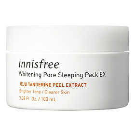 Mặt Nạ Ngủ Dưỡng Sáng Và Se Khít Lỗ Chân Lông Innisfree Whitening Pore Sleeping Pack EX 100ml - 131170785