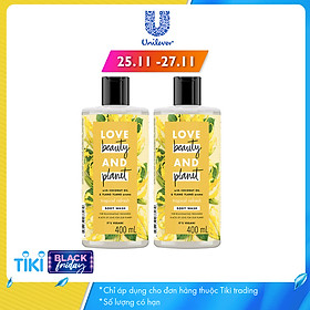 Combo 2 Sữa Tắm Phục Hồi Da Khô Love Beauty And Planet 400ml