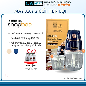 Máy xay thịt đa năng Snapbee BL200 - Dung tích 6l- Tặng kèm màn bọc thực phẩm - Công Suất 200W - Hàng chính hãng