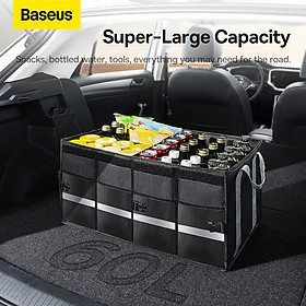 Thùng Đựng Đồ Cốp Sau Ô Tô 60L Gấp Gọn Baseus Car Storage Box Để Cốp Ô Tô Thiết Kế Sang Trọng, Chắc Chắn, Hiện Đại - Sản Phẩm Chính Hãng