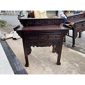 Mua Bàn Thờ Bàn Cúng-Bàn phật gia tiên 2 tầng(nhị cấp) gỗ muồng nhiều kích thước (FREESHIP 60 KM )